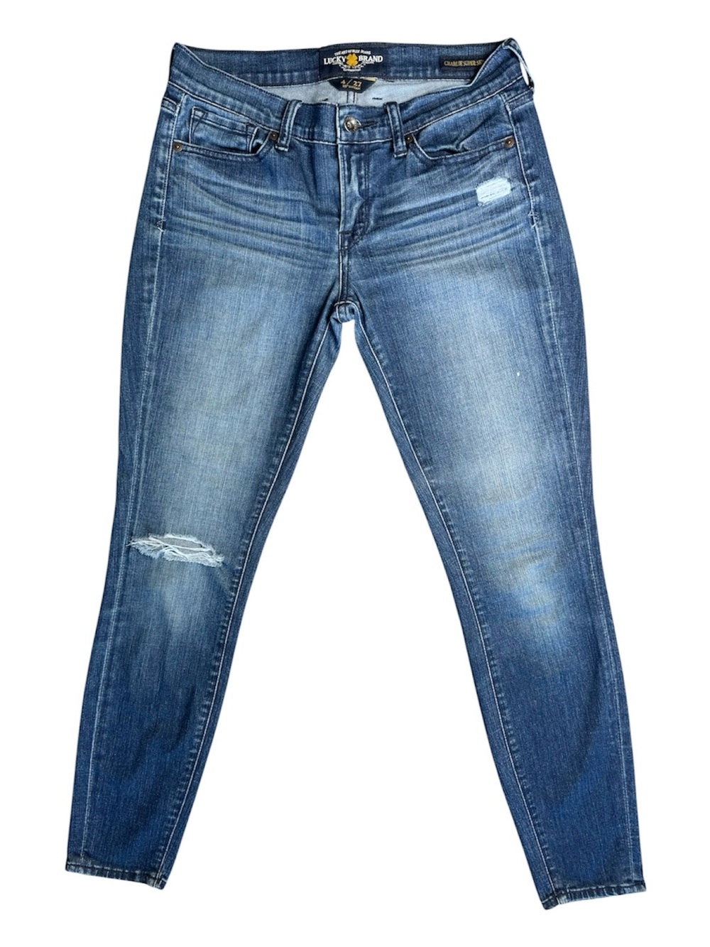 LUCKY BRAND Women's Charlie Super Skinny Distressed Jeans